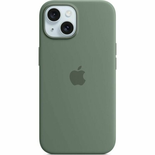 Клип-кейс Apple Silicone Case with MagSafe для iPhone 15 Winter Blue горящие скидки apple silicone case with magsafe для iphone 13 mini розовый помело