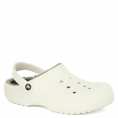 Шлепанцы Crocs, размер 42/43, белый crocs сабо baya lined clog m11 eu 45 46 29см navy