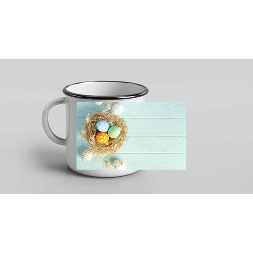 Кружка Mewni-Shop металлическая эмалированная Пасха - 0004 890₽