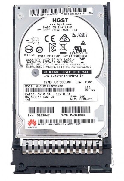 Жесткий диск Huawei 02311HAK 300Gb 10000 SAS 2,5" HDD