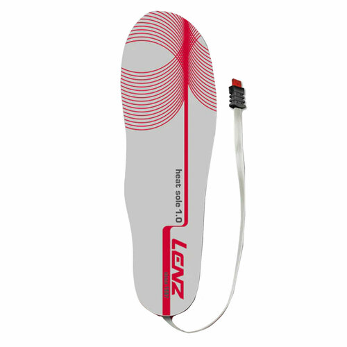 Стельки с обогревательным элементом LENZ Heat Sole 1.0 Grey/Red (EUR:36-48)