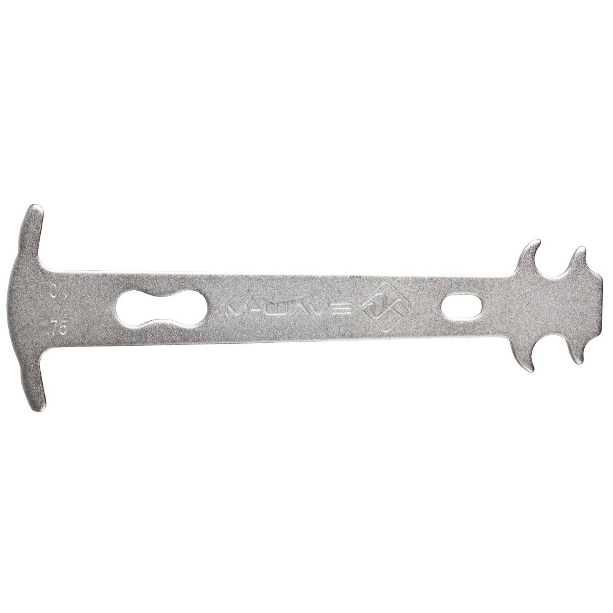 фото Цепеметр велосипедный M-WAVE механический индикатор 0,75-1% износа серебро