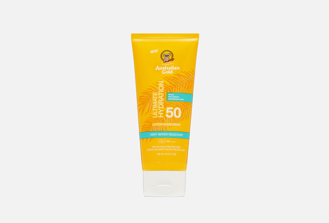 Солнцезащитный лосьон с фактором защиты SPF 50 Australian Gold Ultimate Hydration / объём 100 мл