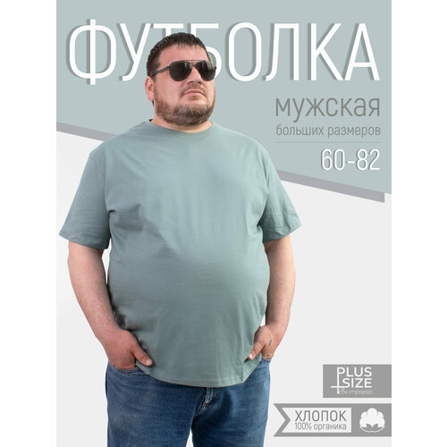 Футболка Impresa, размер 68/70, хаки футболка impresa размер 68 70 черный