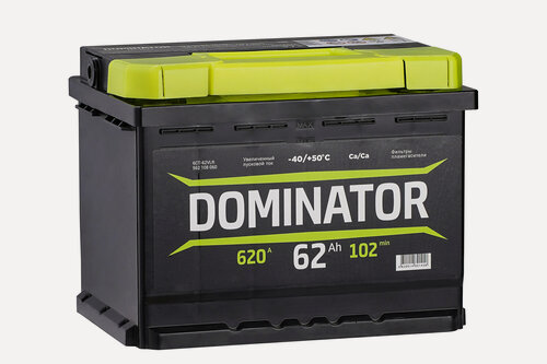 Изображение товара Автомобильный аккумулятор DOMINATOR 6СТ-62 VLR (арт.562108060)