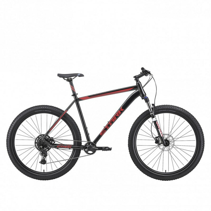 Велосипед Stark'24 Funriser 29.4+ HD темно-графитовый/красный 18"