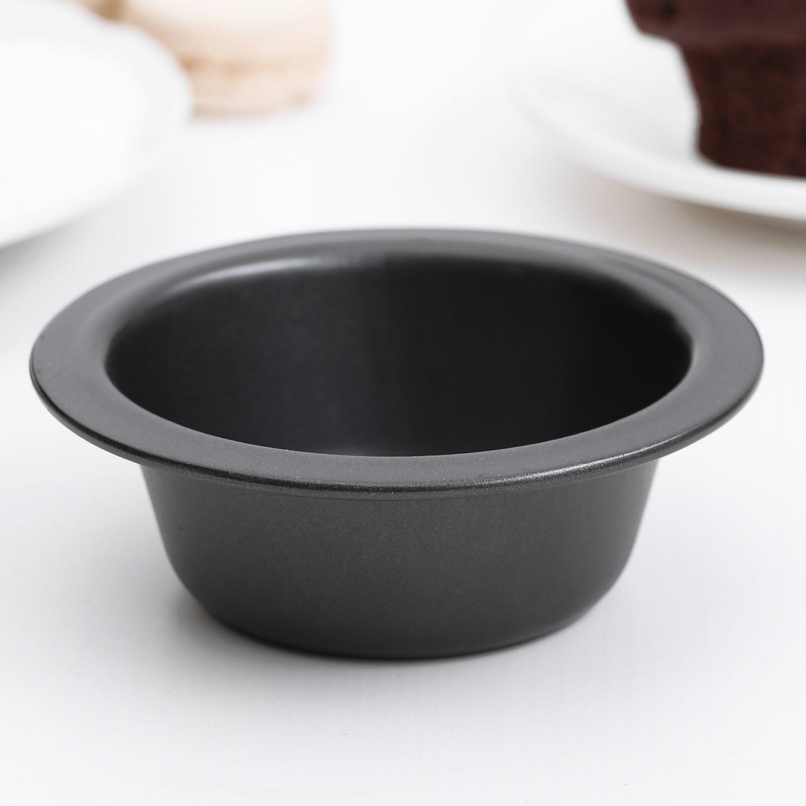 фото Форма для выпечки с а/п покрытием 10х3,5см Круг. Жаклин