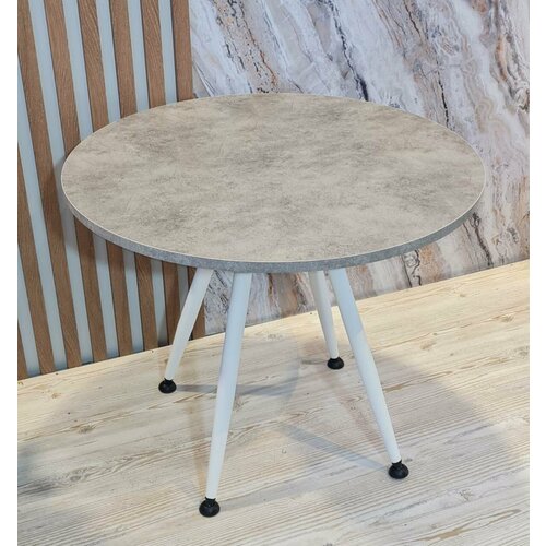 Круглый обеденный стол ARSCOMGROUP на белых ножках диаметр 90 7800₽