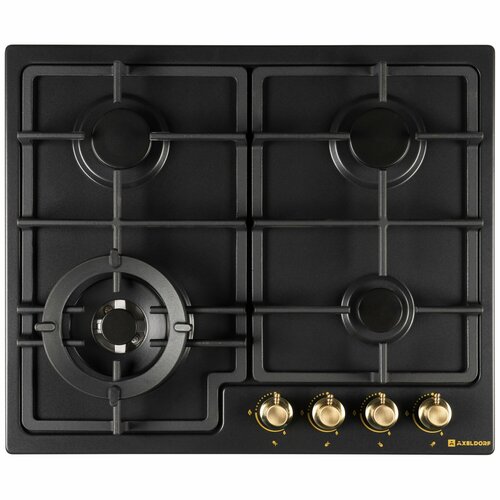Варочная панель газовая AXELDORF GH-0615 эмаль ретро дизайн газ-контроль чугунная решетка 2299900₽