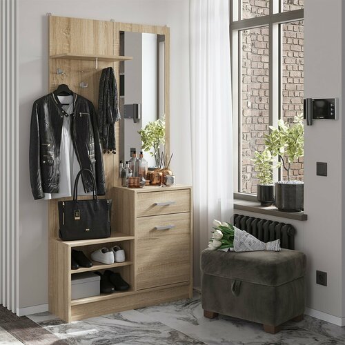 Прихожая Дебора 900х1840х292 Дуб СономаДуб Сонома 7900₽