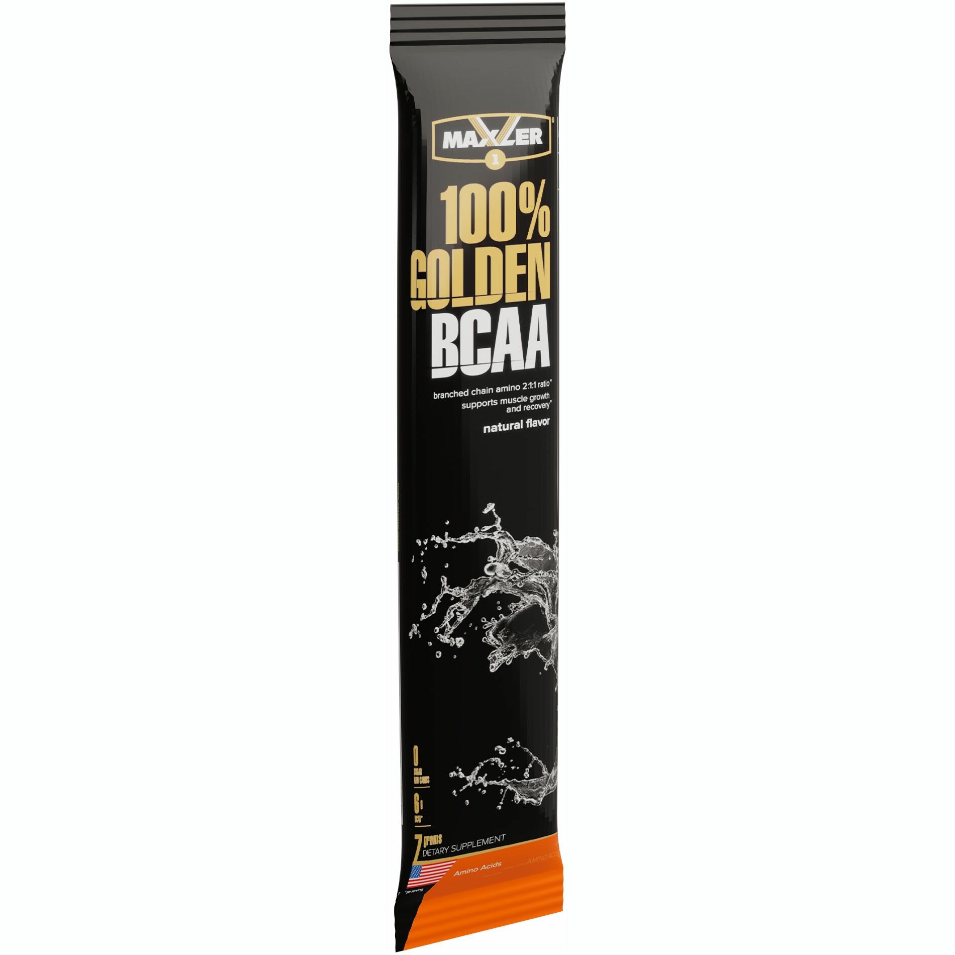 Аминокислоты Maxler 100% Golden BCAA 7г Натуральный