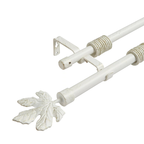 Карниз двухрядный Клен 300 см металл цвет бело-желтый 8933₽