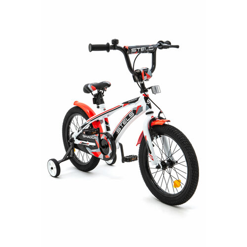 Велосипед детский 16 Stels Shadow VC Z010 Белый/красный для девочки и мальчика на рост 100-125 см от 4 до 6 лет