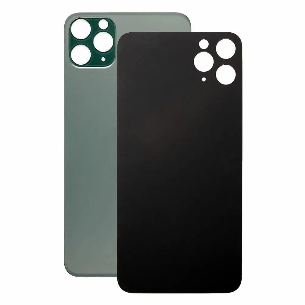 Задняя крышка iPhone 11 pro ( Зеленый) с увеличенным отверстием камеры, с логотипом