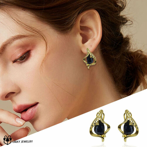 Серьги Emay, черный