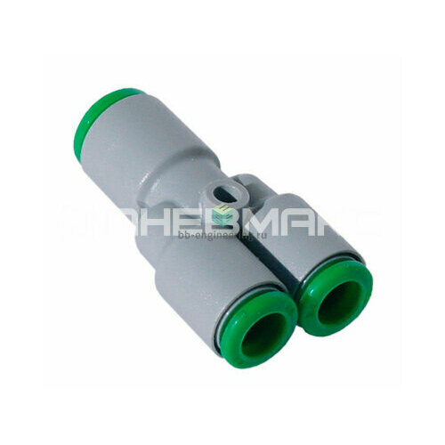 T231000 PNEUMAX - Тройник Y-образный цанговый 10 мм 851₽