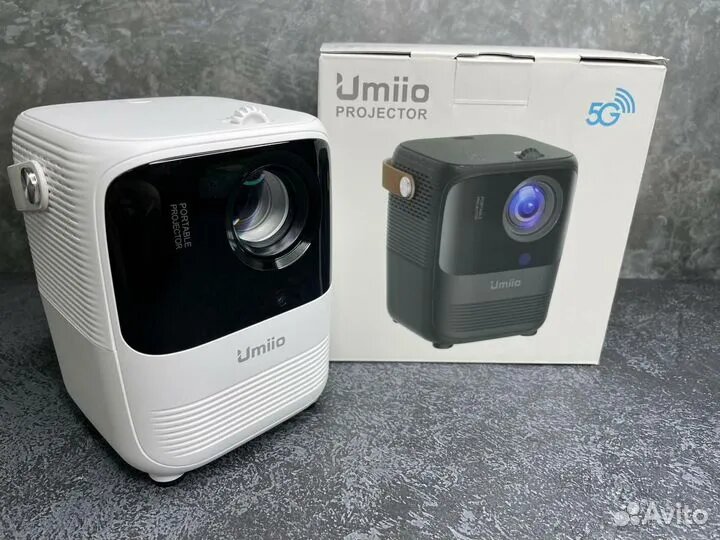 Портативный проектор Umiio для фильмов, YouTube. Белый