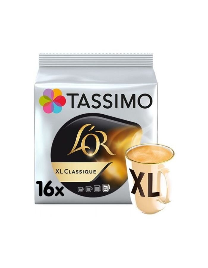 Капсулы кофе Tassimo L'OR Classique XL 16шт