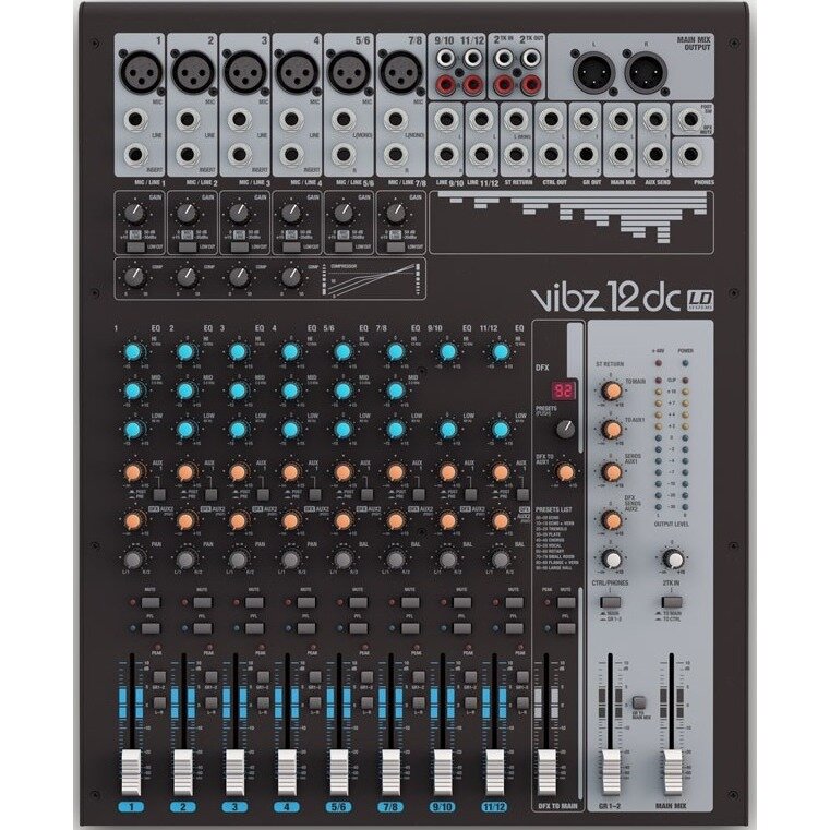 Аналоговый микшер LD Systems VIBZ 12 DC — фото 1