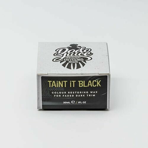Восковый восстановитель цвета пластика и резины Dodo Juice Taint it Black 30мл