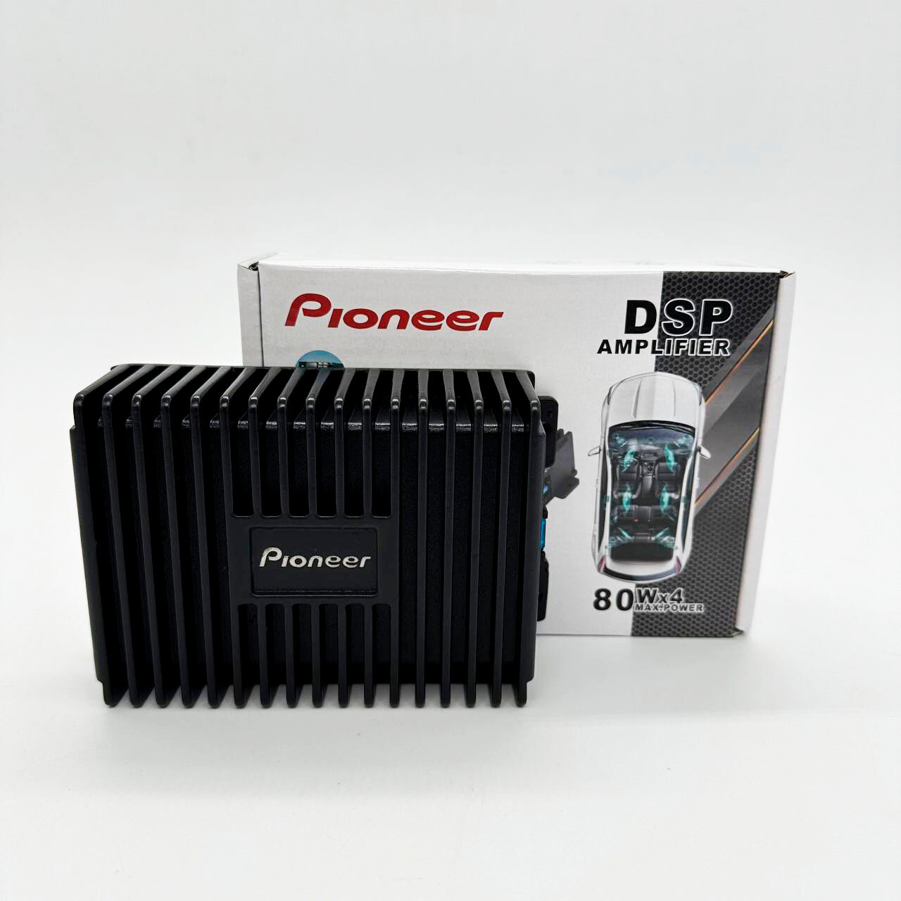 Усилитель автомобильный для Android магнитолы DSP четырехканальный 4x80W