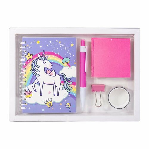 Подарочный блокнот в футляре 260 см 180 см гребень Alingar мел карт ручка блок для зап зажим дек кл лента 48 л линия Зайка AL101153 444₽