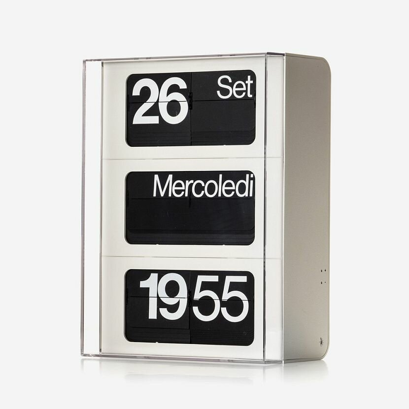 Dator 60V White Часы настенные/настольные — фото 1