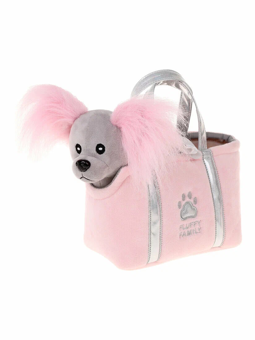 Мягкая игрушка в сумочке Fluffy Family Китайская хохлатая 682151