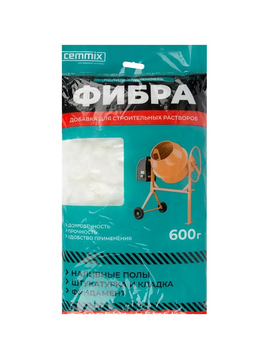 Фибра для бетонов и растворов Fibra 600 г