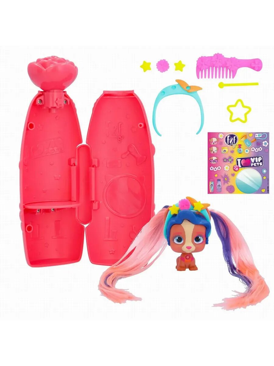 Фигурка IMC Toys VIP PETS SPRING VIBES, Модные щенки коллекц — фото 1