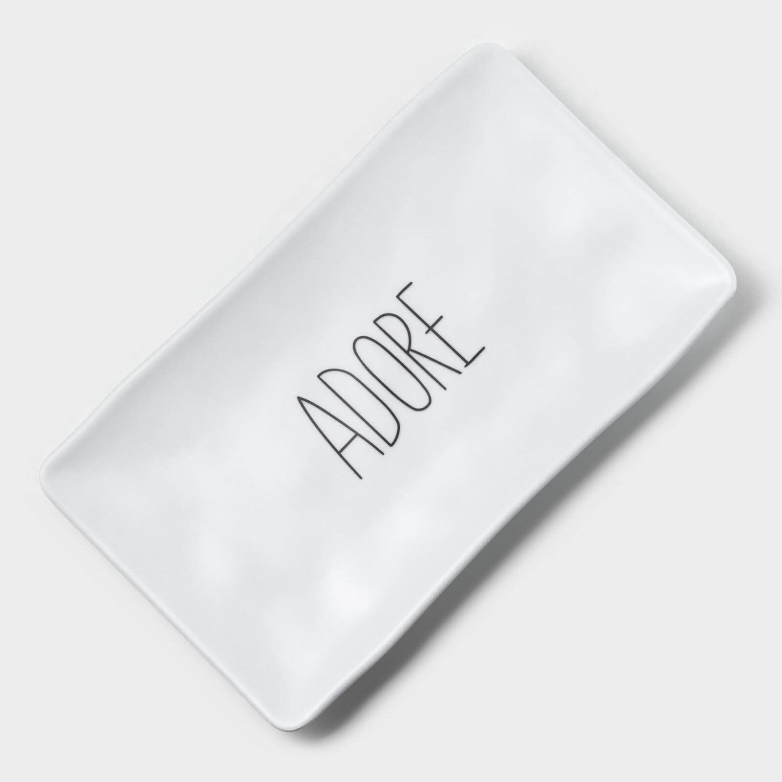 Блюдо для подачи и сервировки меламиновое «Белый Восток» 255х15х2 см цвет белый