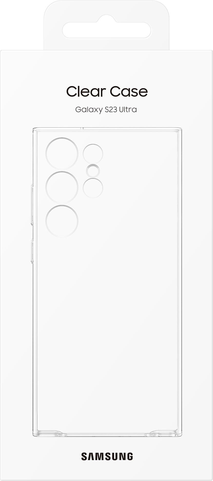 Чехол (клип-кейс) Samsung для Samsung S23 Ultra Clear Case прозрачный (ef-qs918ctegru) Ef-qs9 .