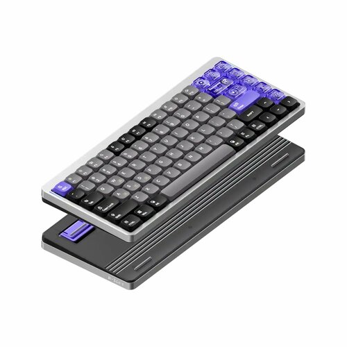 NuPhy Air75 HE механическая клавиатура 84 клавиши Space Silver Magnetic jade Mini 13935₽