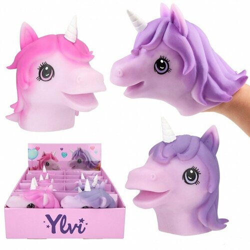 розовая Игрушка на руку Единорог Илви Игрушка перчатка игрушка в ванную 399₽