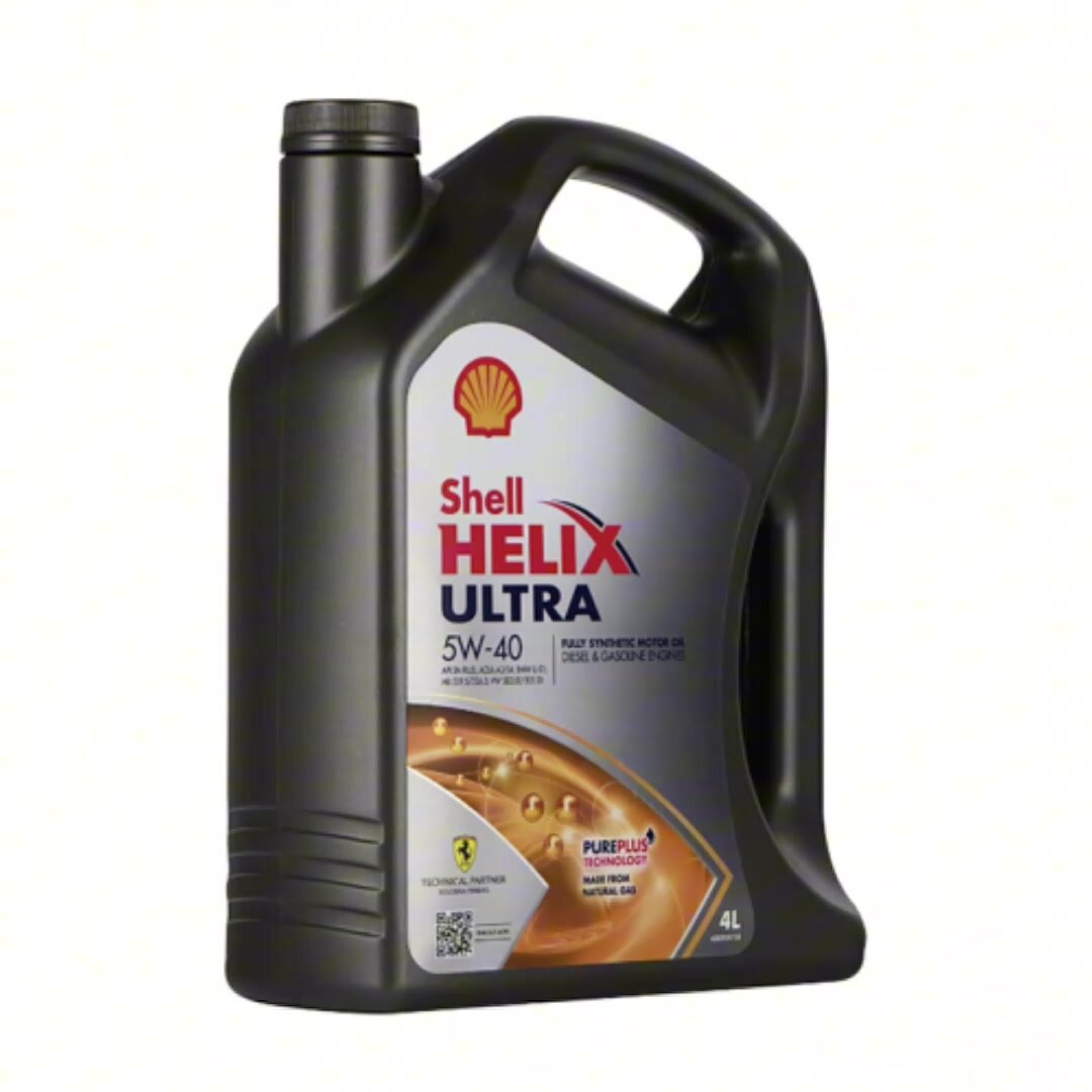 Масло моторное синтетическое Shell Helix Ultra 5W-40 4 литра — фото 1
