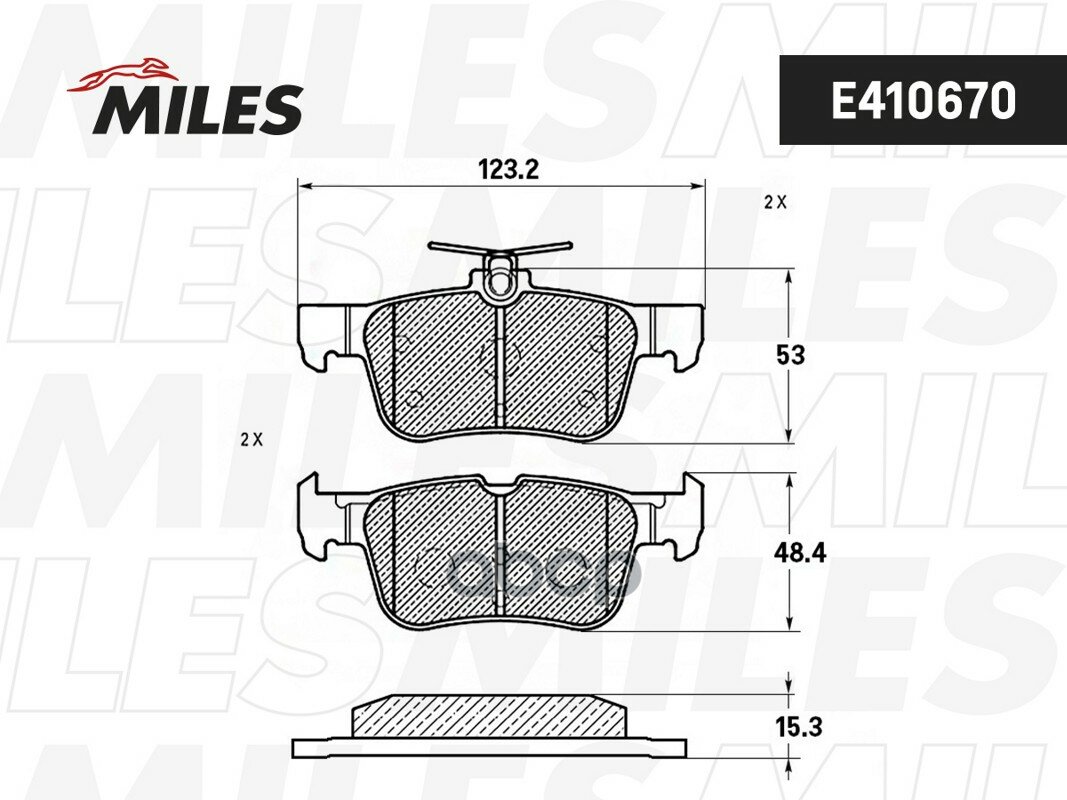Колодки тормозные задние (Смесь Low-Metallic) FORD KUGA/MONDEO/GALAXY/S-MAX 14-/Changan cs35/Plus/New(эл. ручник) (TRW GDB2115. — фото 1