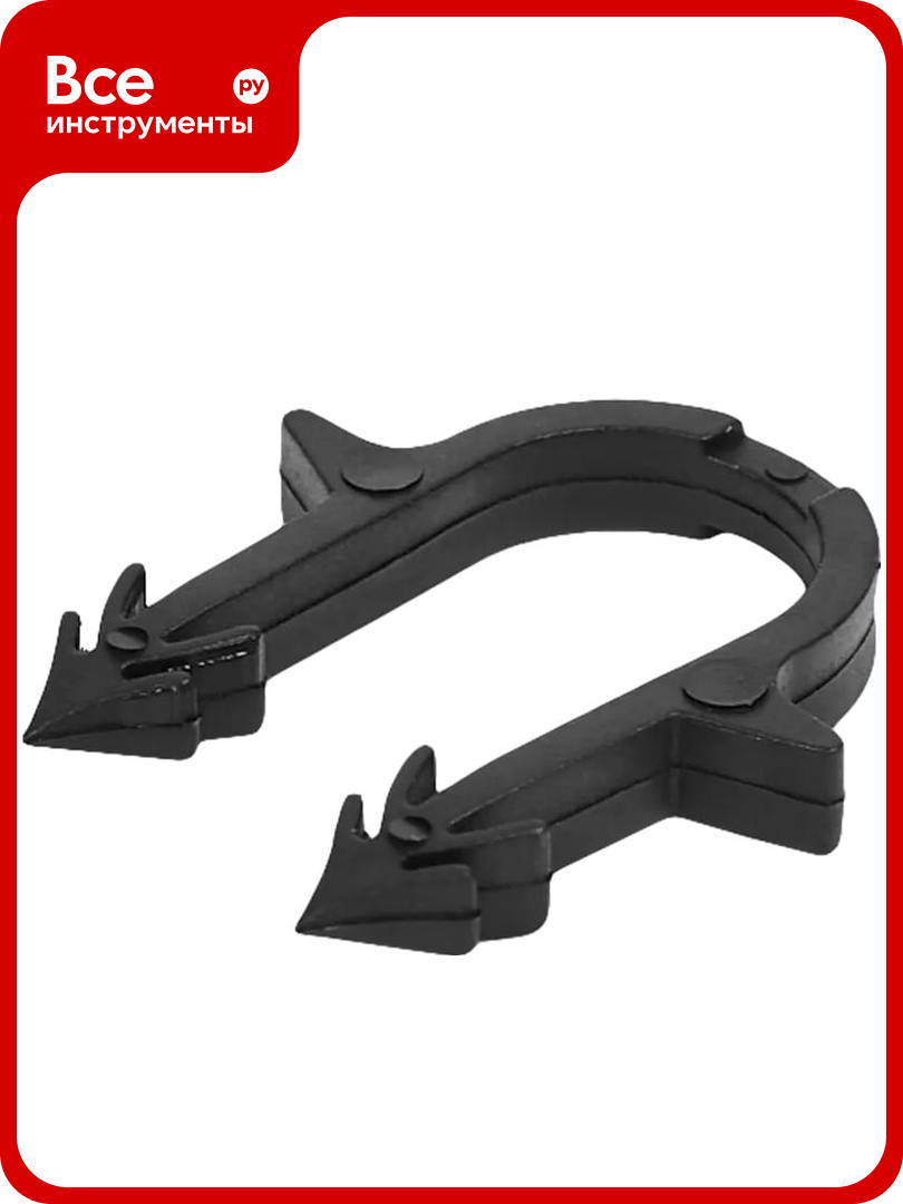 Скоба якорная для крепления труб ростерм 16 и 20 мм  100 шт  СЯ1620