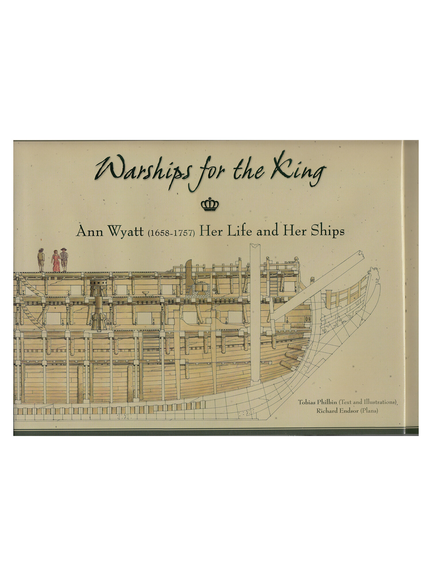 Книга "WARSHIPS FOR THE KING", о верфи и кораблях, SeaWatch Books