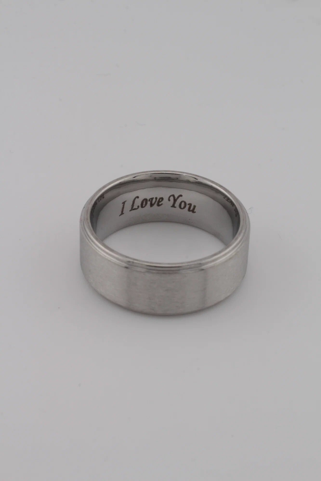 Кольцо обручальное, размер 18, серый.. — фото 1