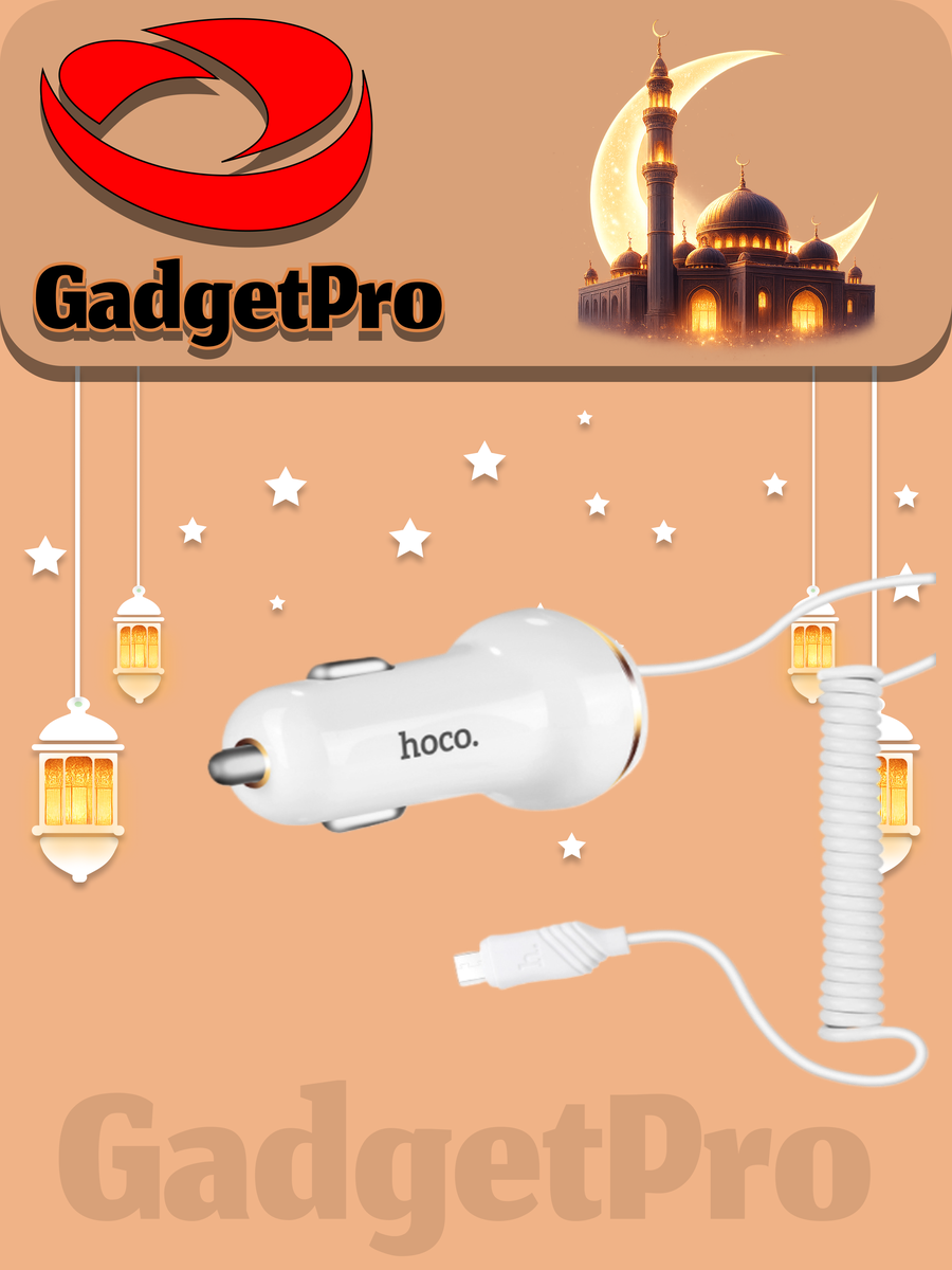 Автомобильное зарядное устройство Hoco Z14: быстрая зарядка, USB, для телефона, современный дизайн