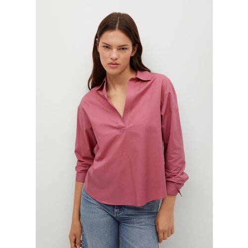 фото Блуза mango, ching, размер 38, розовый