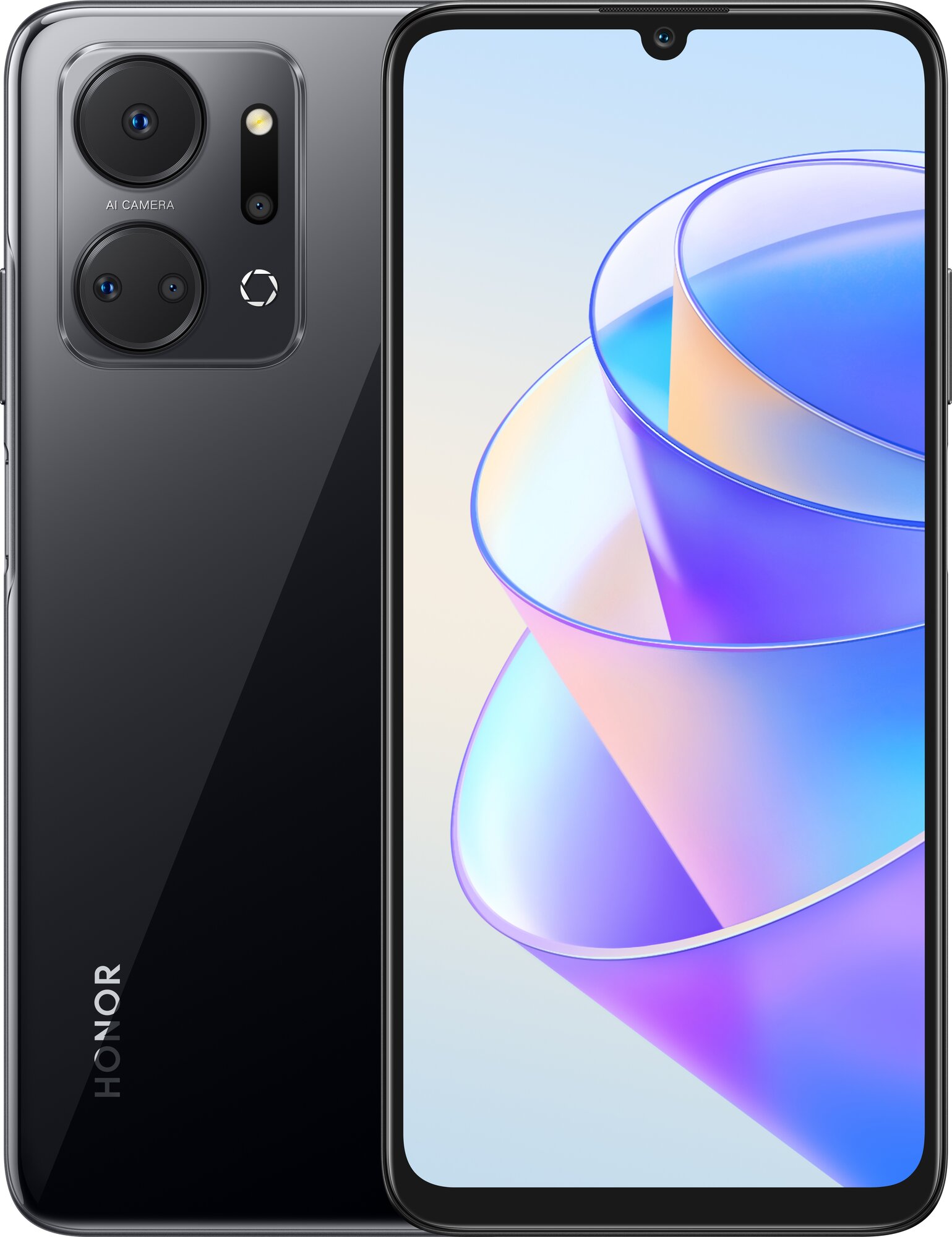 Honor Смартфон HONOR X7a 4/128GB (Чёрный, 128 ГБ, 4 ГБ)