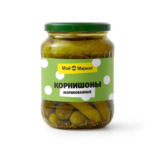 Корнишоны маринованные Мой Маркет, 680 г