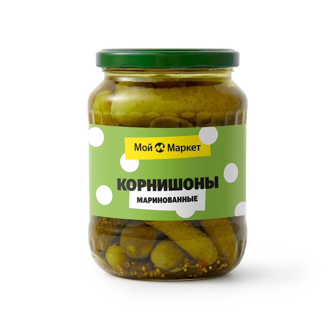 Корнишоны маринованные Мой Маркет, 680 г