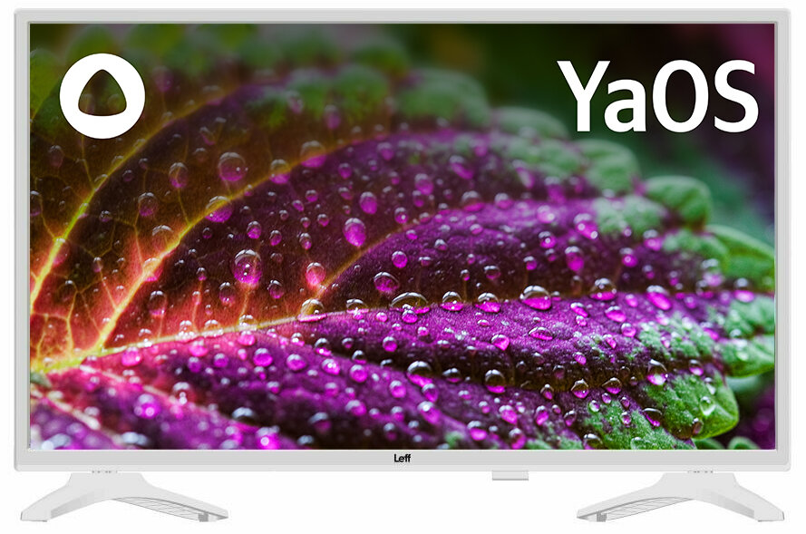 Телевизоры LEFF 40F541T FHD SMART YaOS белый