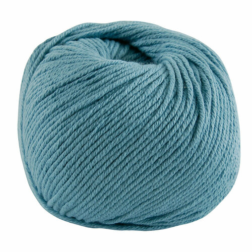 Пряжа DMC 332 Natura Just Cotton Medium 100 хлопок 50 г 75 м 4 м 77 голубой 458₽