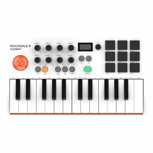 MIDI-клавиатура ROCKDALE Element White