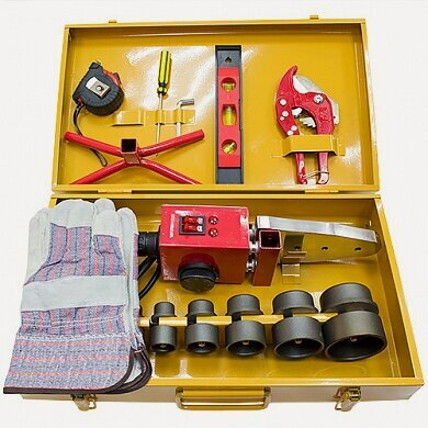 Изображение товара Аппарат для сварки пластика 1500 Вт, 20-63 мм, металл кейс, STI, СА-004-63М