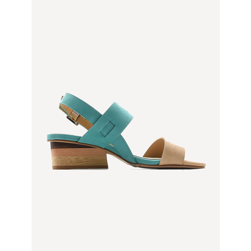 фото Босоножки vaneli caryna-aqua, размер 7.5, бирюзовый