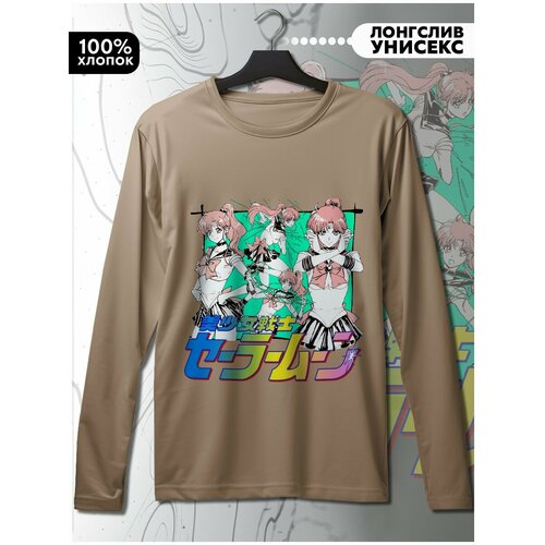 фото Лонгслив hypnotica, размер m, бежевый